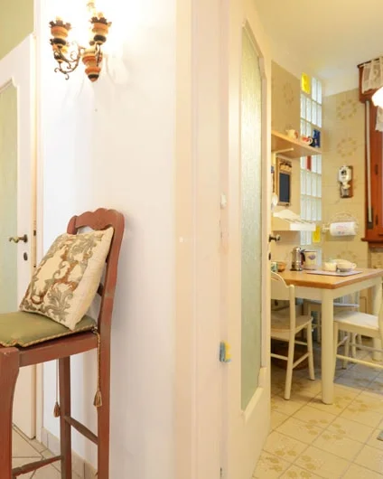 Pasillo y cocina
