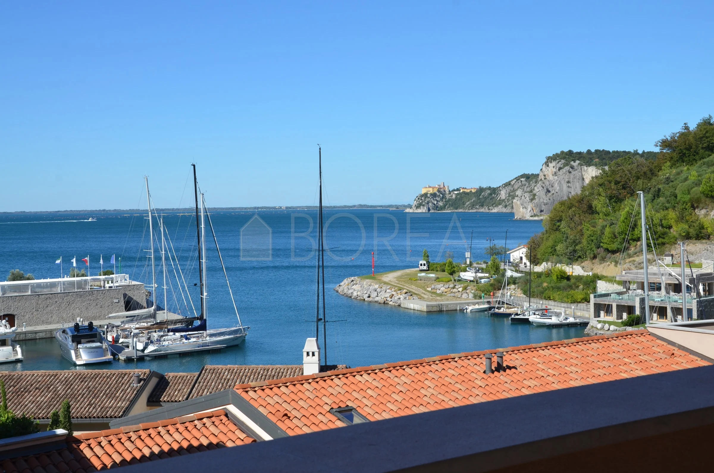 Puerto de Portopiccolo y el golfo de Trieste