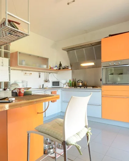 Cocina con barra